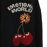 Cherry Bomb Wrap Sweater