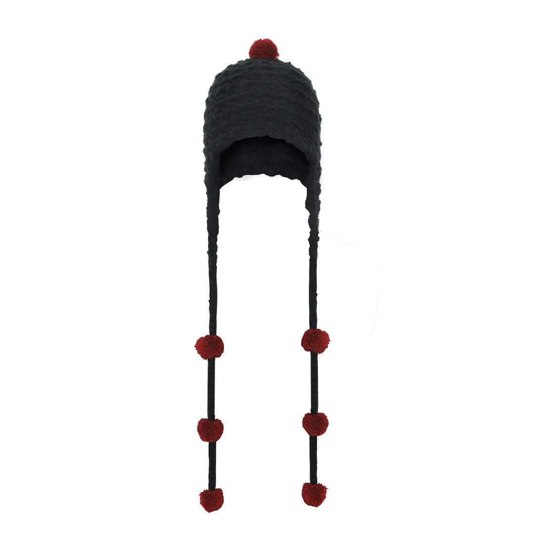 Cherry Bomb Polkadot Knit Hat