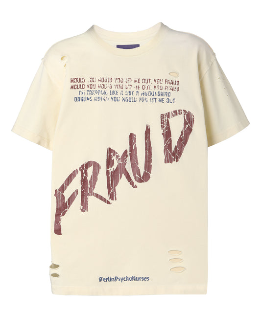 Fraud Destroyed Tee (Faded Yellow)