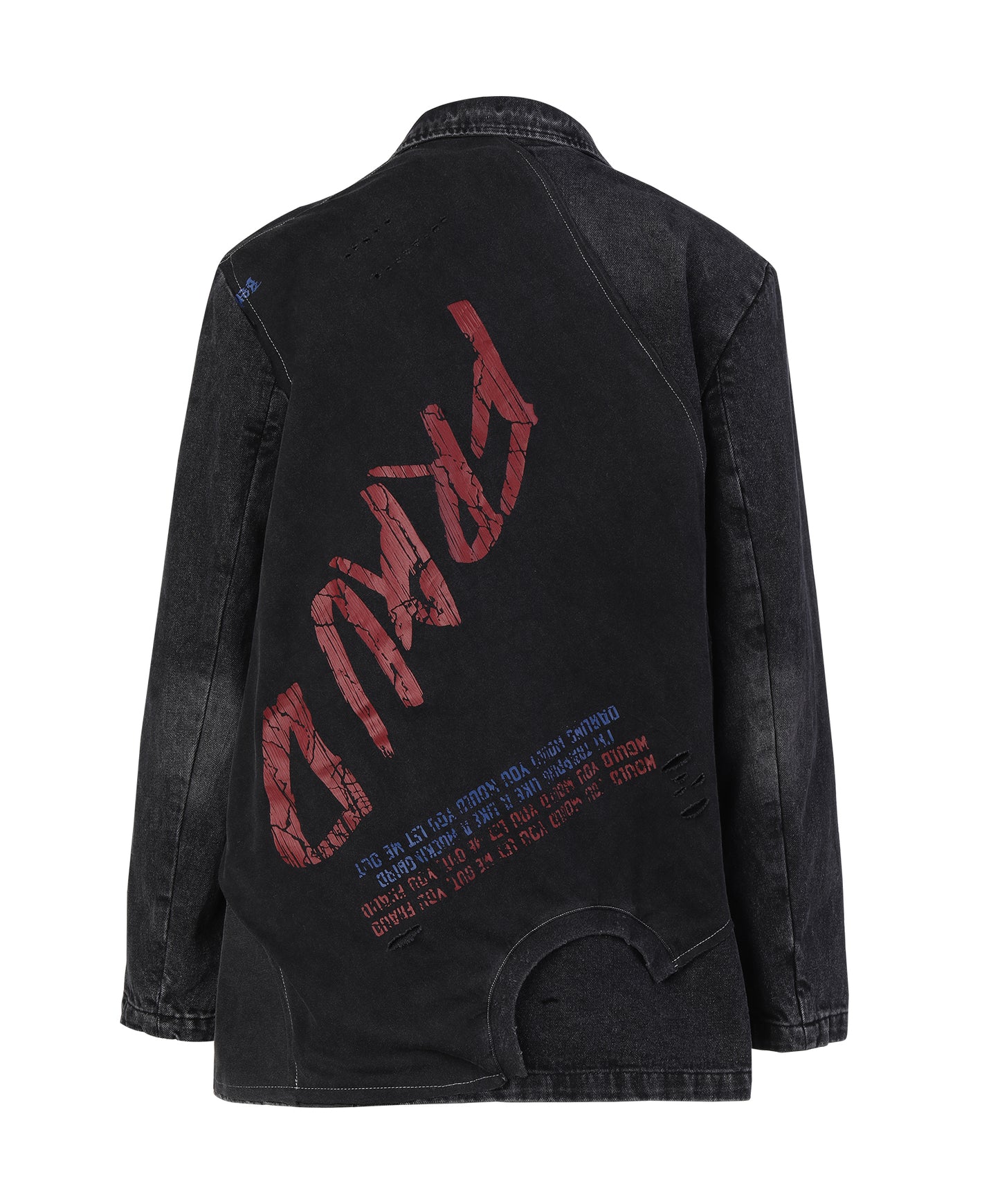 Fraud Destroyed Blazer (Washed Black)