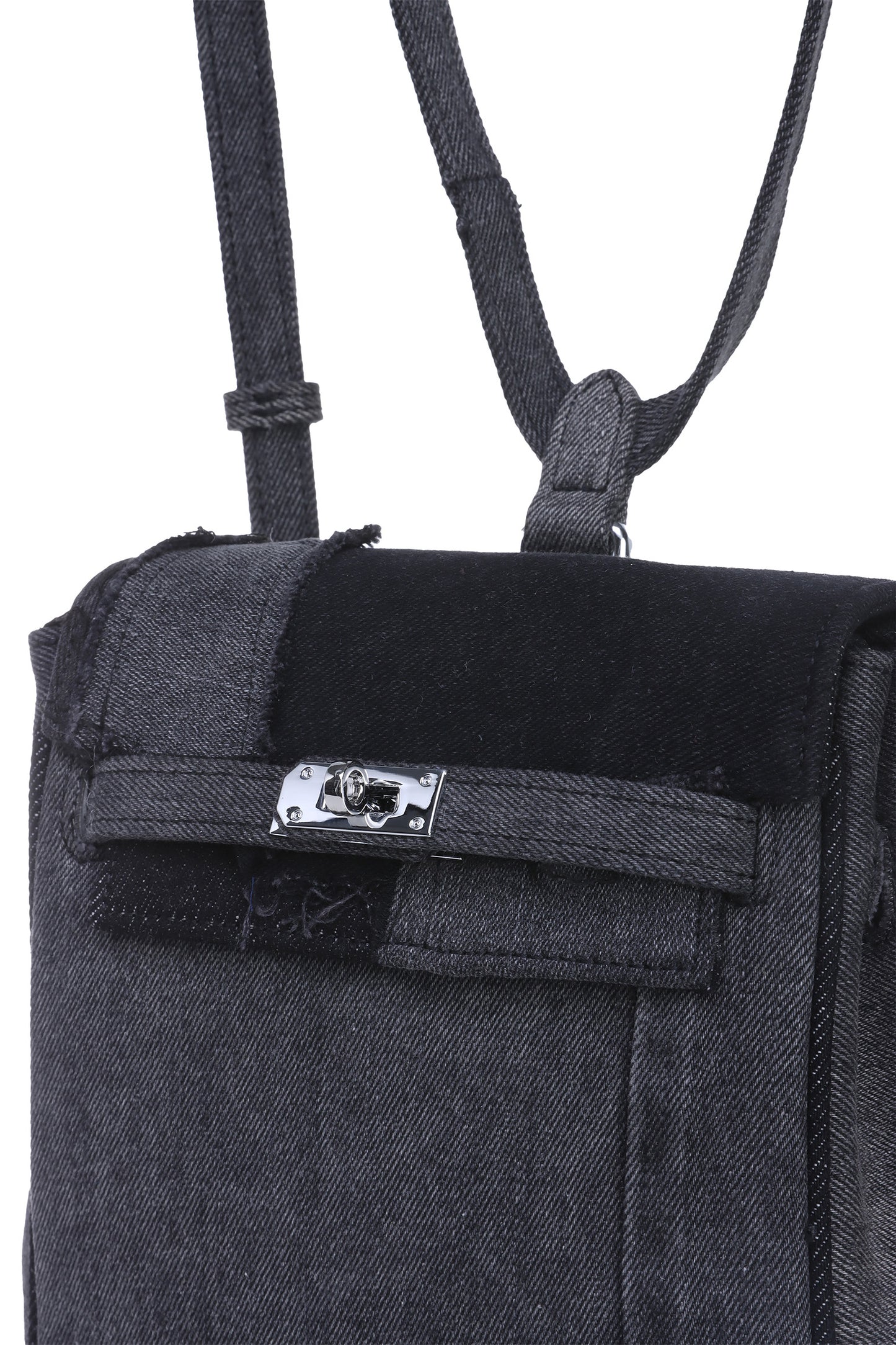 Backpack (Mini) – Multi Black Denim