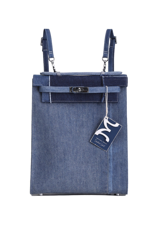 Backpack (Large) – Multi Denim