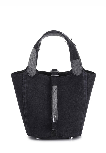 Bucket Bag – Black Denim