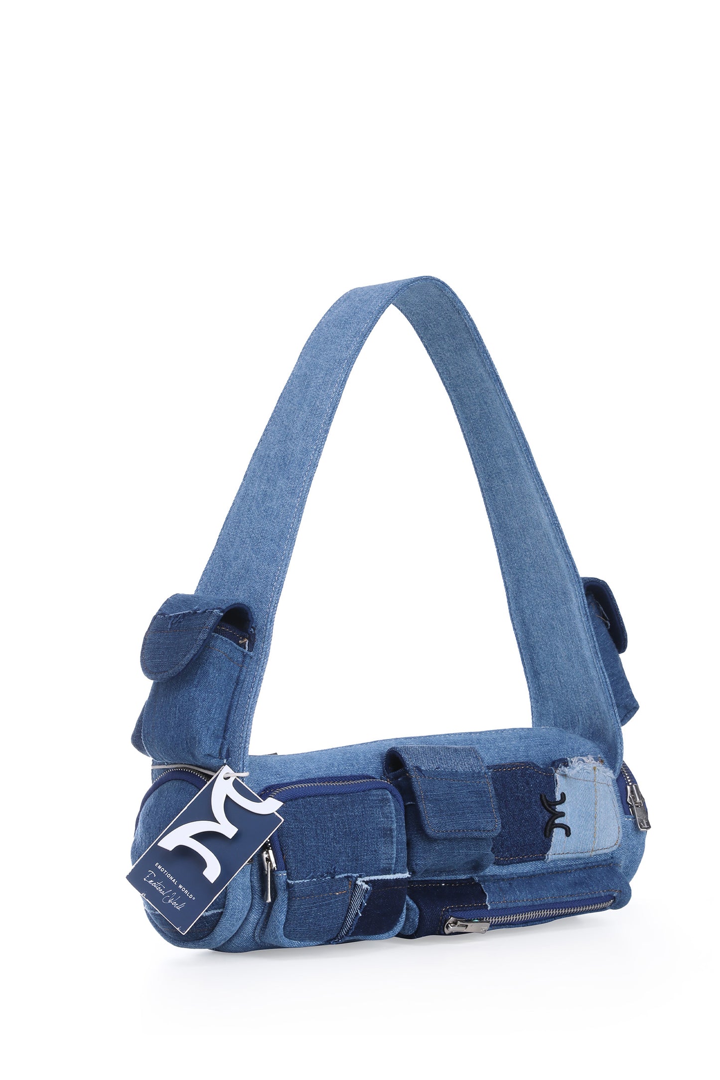 Cargo Shoulder Bag – Multi Denim