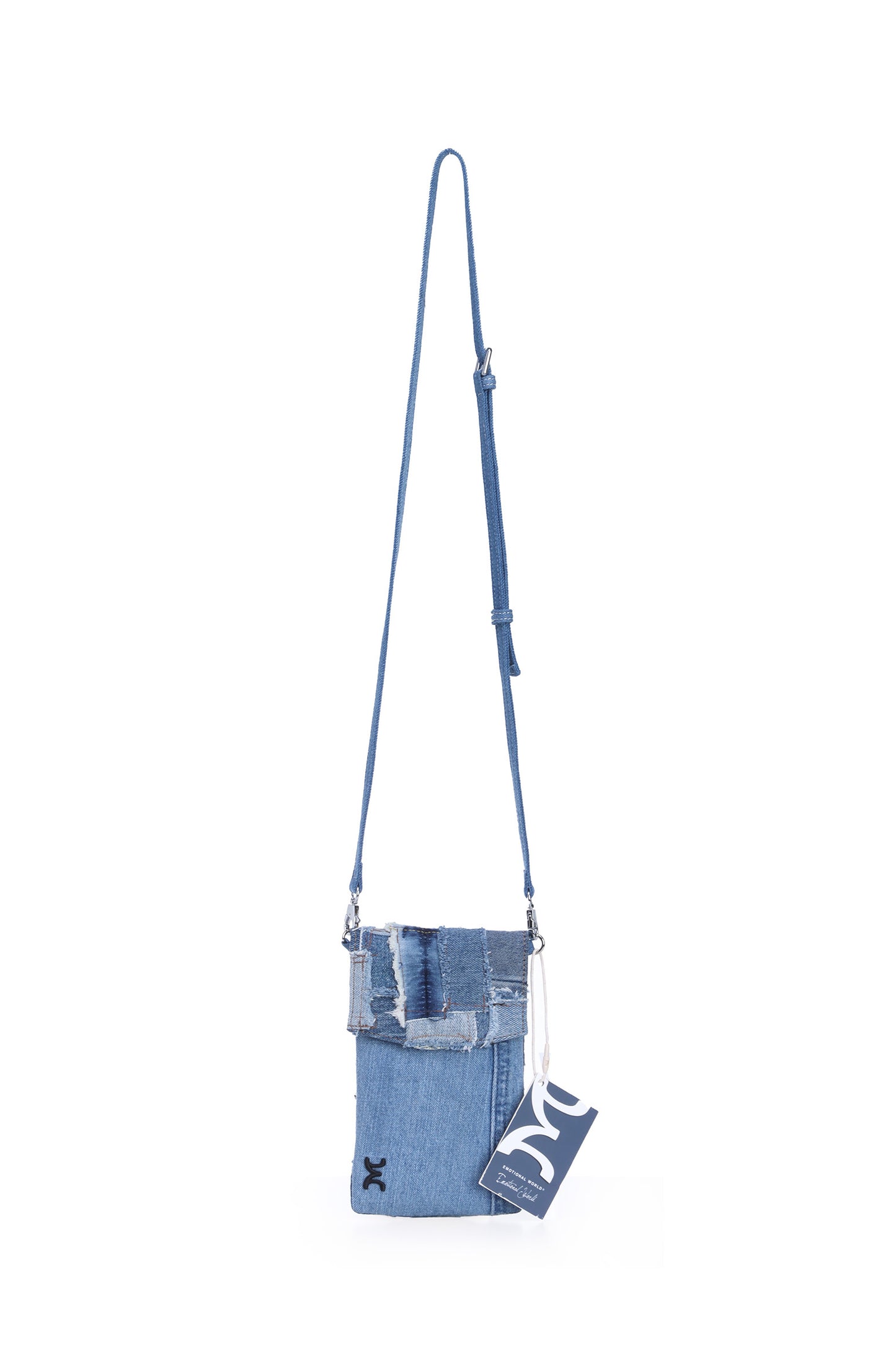 Phone Holder Bag –  Multi Denim