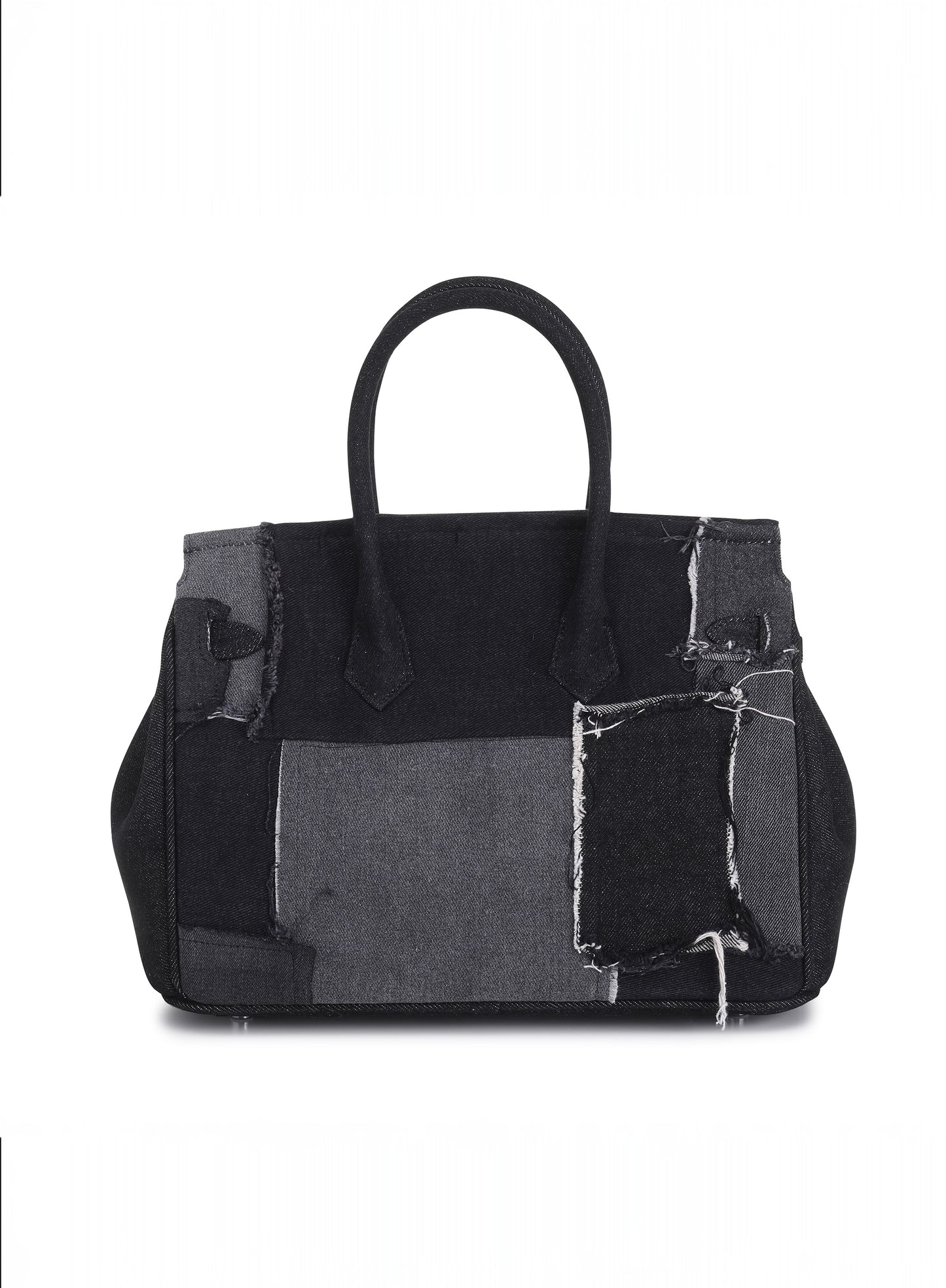 Travel Bag (30cm) – Multi Denim Black