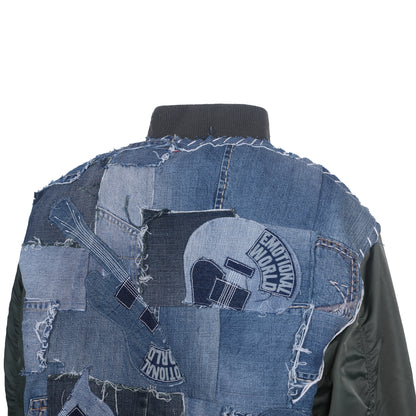 EMOTIONAL WORLD X DISCOVERED MULTI DENIM REMAKE MA-1