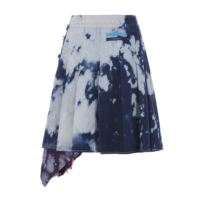 Emotional World-Patchwork Denim Skirt