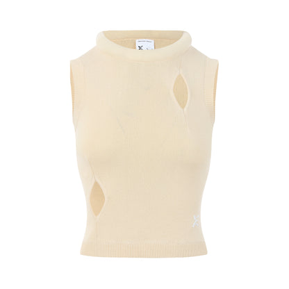 Emotional World-Rhombic Cutout Vest