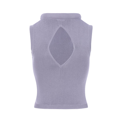 Emotional World-Rhombic Cutout Vest