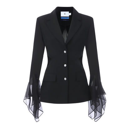 Emotional World-Rhombic Patch Blazer