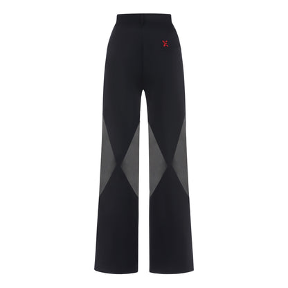 Emotional World-Rhombic Patch Suit Pants