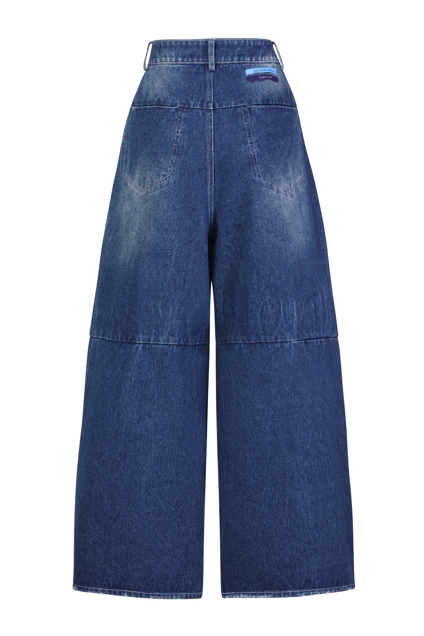 Double Waistband Baggy Jeans