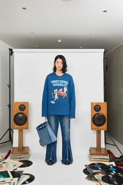 'Jazz is More Than Anything' Sweater – Blue